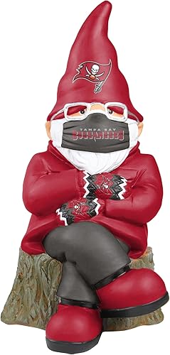 Miniatura 5 de FOCO NFL Unisex-Adult Bundled Up Sitting Garden Statue Outdoor Gnome 11"