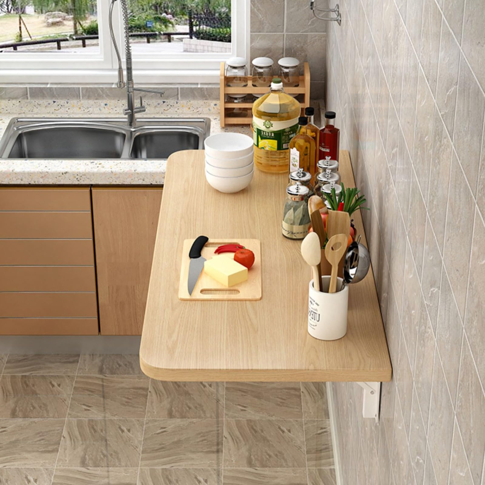 Idéal pour restaurant et petits espaces avec sa table pliante