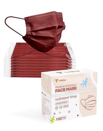 Miniatura 85 de Mascarillas desechables paquete de 100 unidades, 4 capas ASTM nivel 3 grado médico, transpirables para protección al aire libre de adultos, Sinfonía