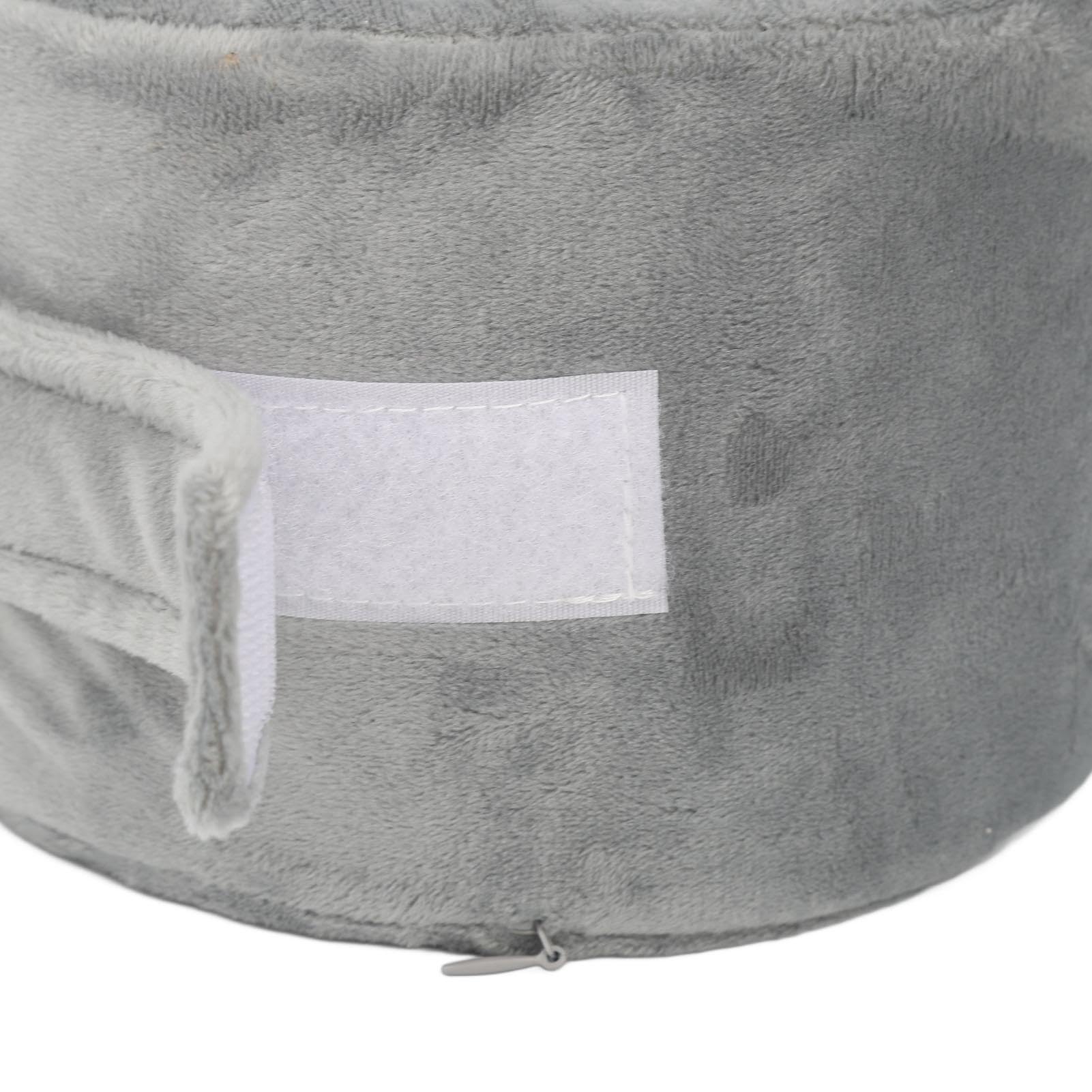 2pcs Piede Elevando Cuscino Protezione della Caviglia Supporto del Piede Cuscino Per Piaghe da Decubito Cuscino Dell'ulcera Cuscino del Piede Cuscino Dell'elevatore Cuscino del Tallone Grigio