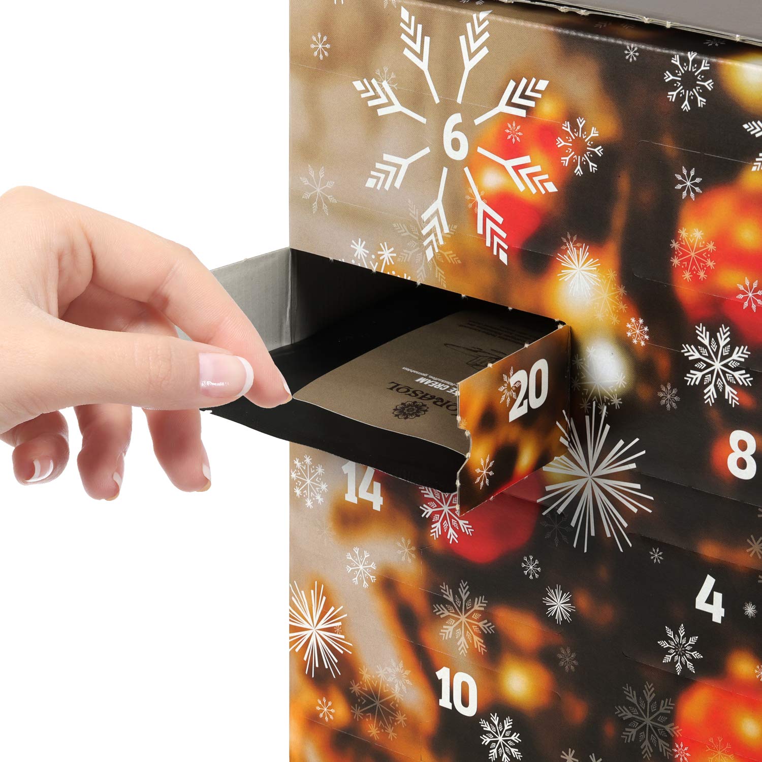Corasol Premium Krimi & Kaffee Adventskalendermit 2025 Rätsel-Krimi: Wo ist Lord Edgerton - und Kaffees aus aller Welt im Coffeebag (240 g)