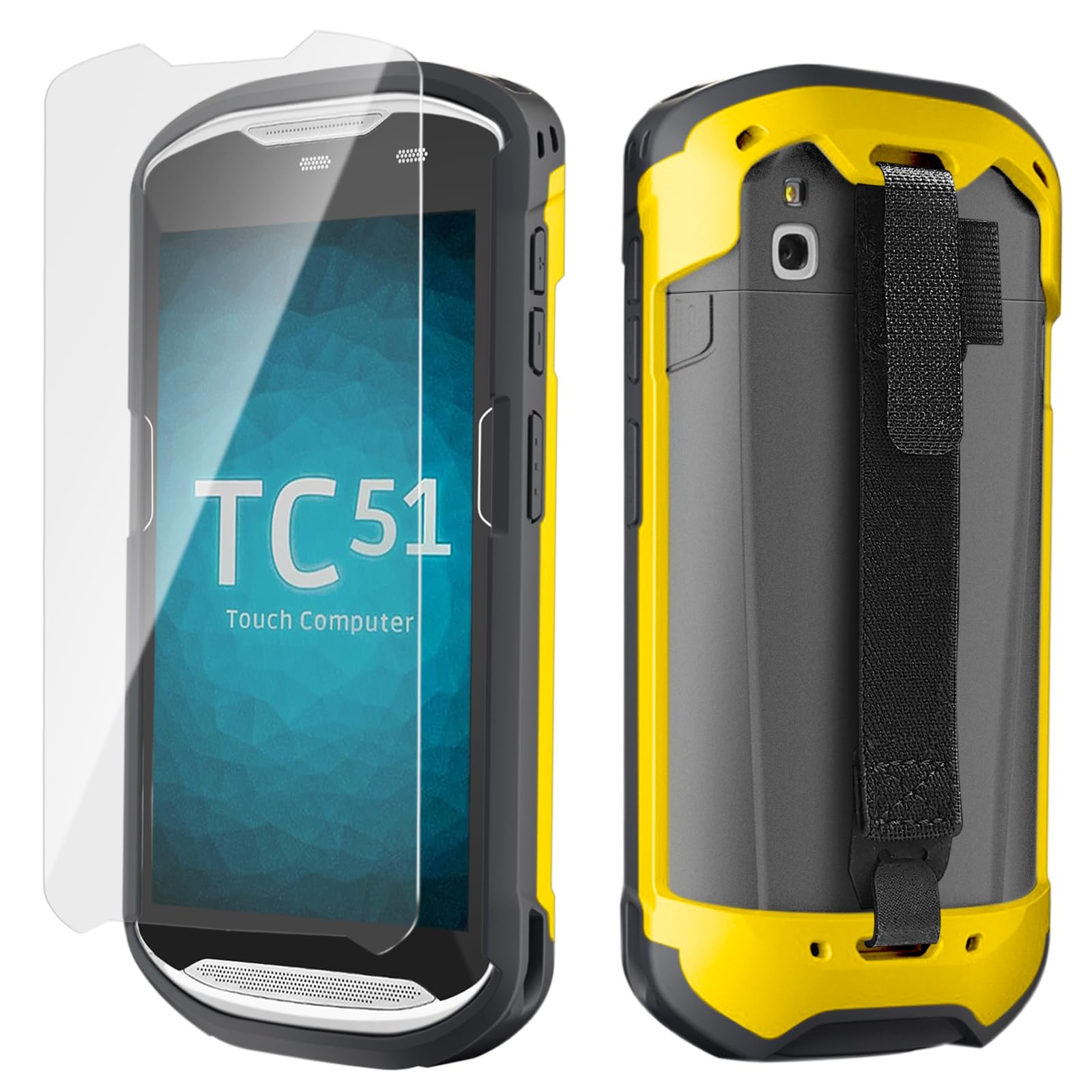 Protective Case Cover for Zebra TC51 TC52 TC56 TC57 TC510K Rugged Boot Case