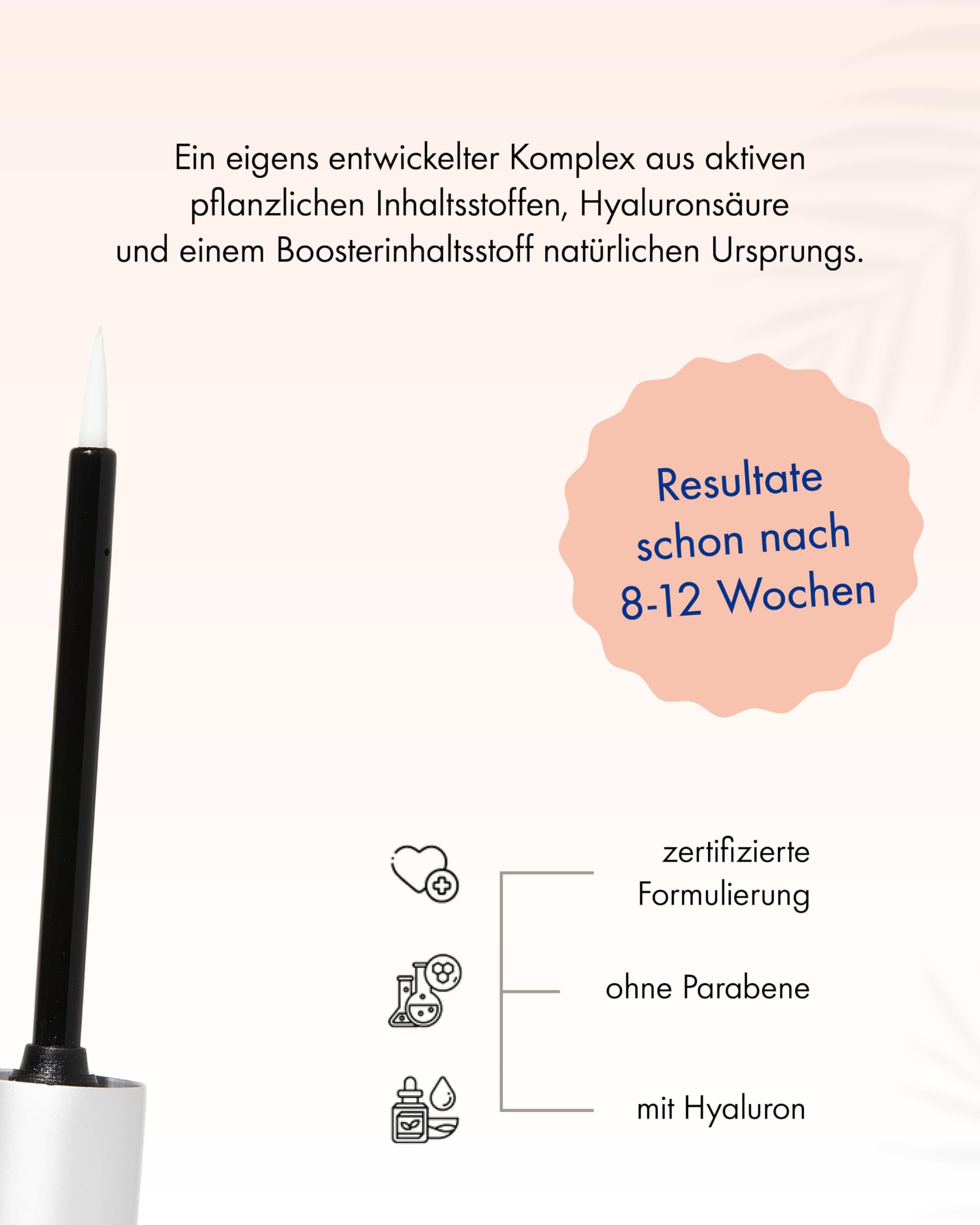 evoeye Eyebrow Formula 2.0 6 ml I Augenbrauenserum für dichte Augenbrauen in 8-12 Wochen I Augenbrauen Serum mit natürlichem Booster