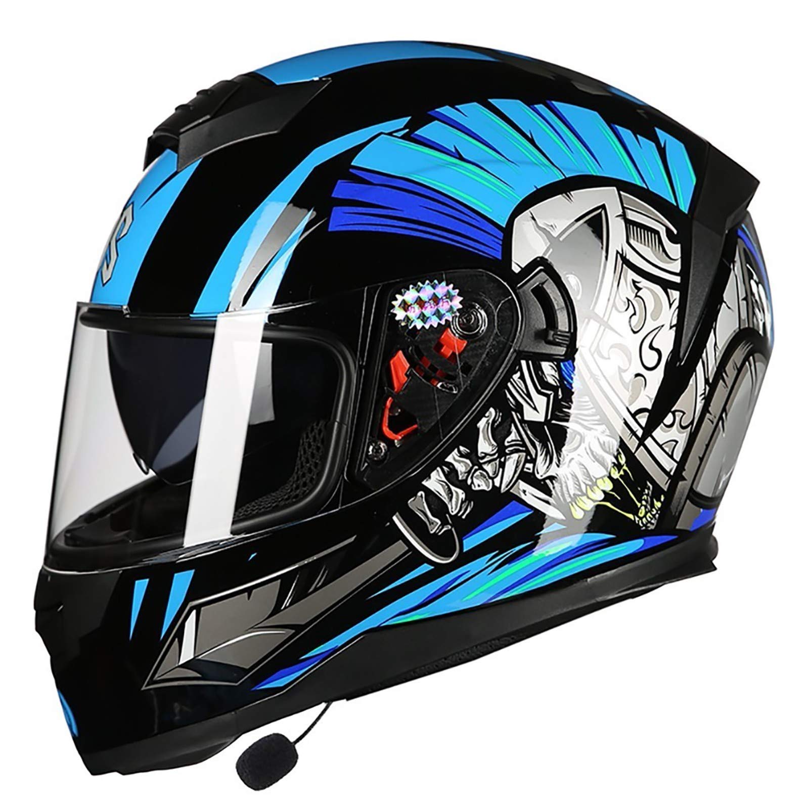Casque moto modulaire Bluetooth résout la buée et gère vos appels en XL