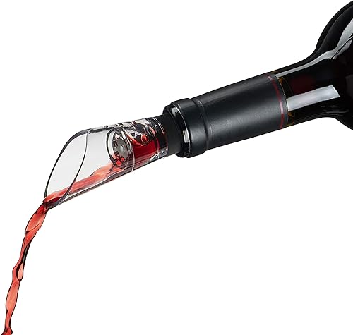 Miniatura 7 de True Boquilla para aireador de vino aéreo, vertederos de aireación para botellas de vino, transparente