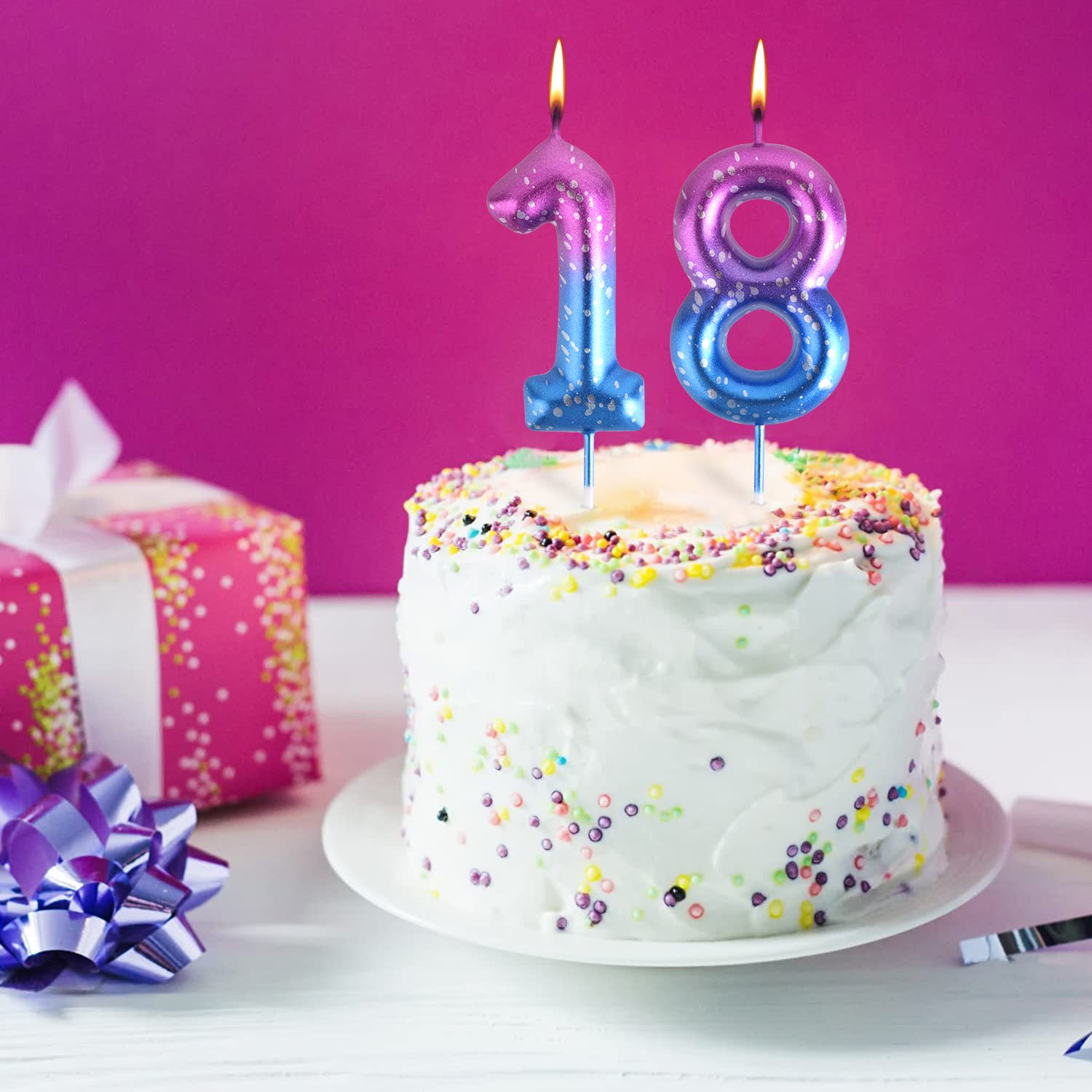 Velas De Cumpleaños Para Niñas, Decoración De Pastel De