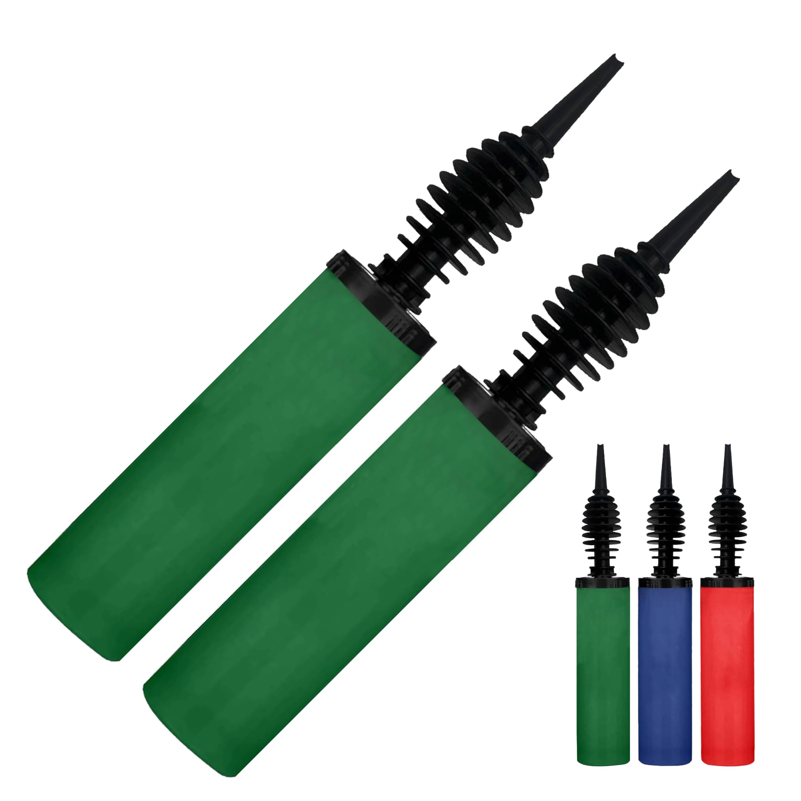 RMTech Balloon Pump, Inflator for Balloons, Toy Blower, Foil and Confetti Professional Pumper, Manual Hand Pump, Dual Action Hand Air Pump for Balloons. (Green Green)