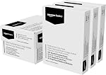 Papier d'impression multipurpose Amazon Basics, 21,6 x 27,9 cm, 9,07 kg, 1 ramette, (500 feuilles), 92 de luminosité, blanc