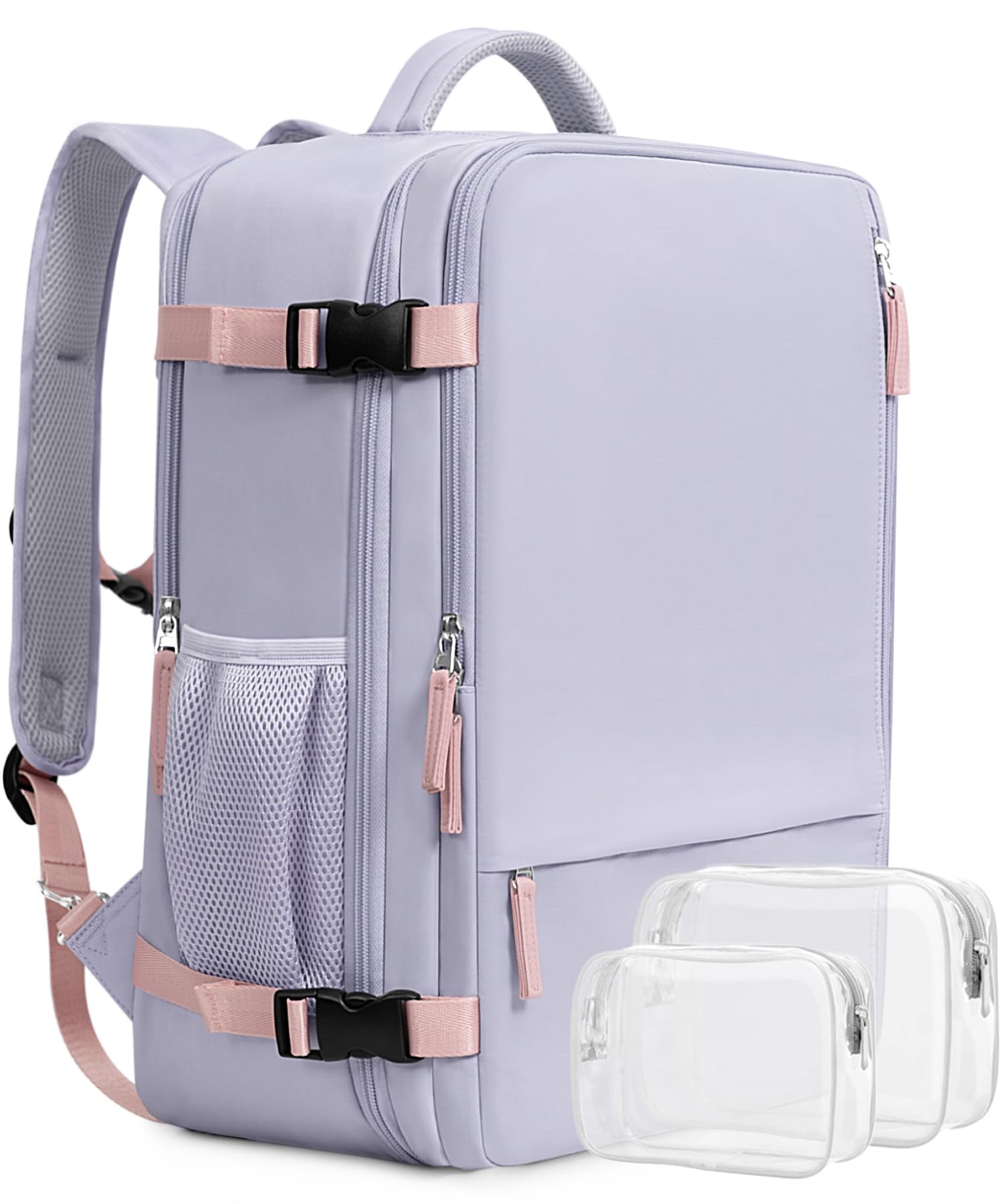 Beraliy Large Travel Backpack For Women Airline Approved Carry On Backpack Anti Theft Personal Item Backpack Waterproof Bag