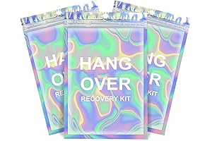 Holographic Hangover Kit Bags: The Ultimate Party Favor for Unforgettable Bach Parties