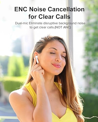 Miniatura 5 de Auriculares inalámbricos, auriculares Bluetooth 5.3 de 42 horas de reproducción, auriculares estéreo de alta fidelidad con cancelación de ruido,