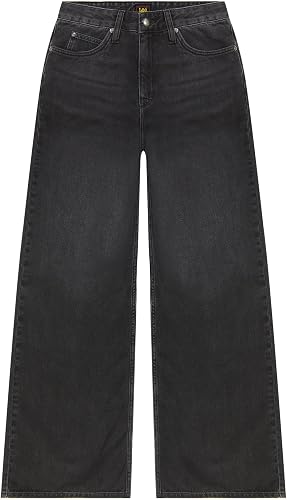 Lee - Jeans Mujer - Corte de Pierna Ancha y Tiro Alto - Stella - Dark Memory