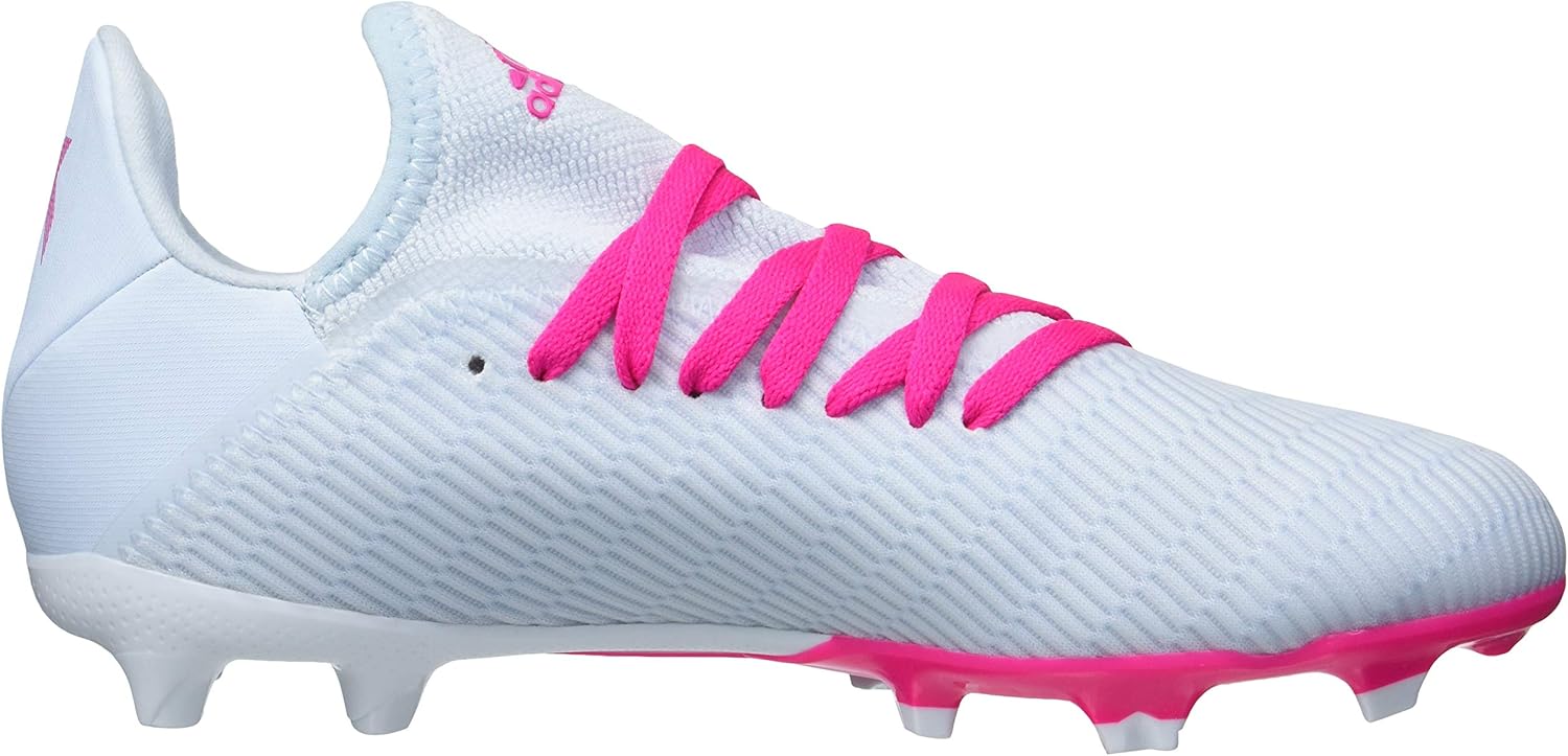adidas Kids' X 19.3 Fg J Sneaker 10.5 Sky Tint/Shock Pink/White