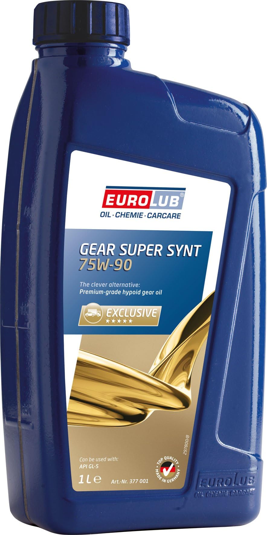 Eurolub Super Synthetic Gear Gear SAE 75 W - 90–1 Litres