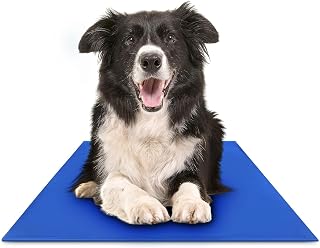 The Green Pet Shop Chillz Gel Cooling Mat Large - Pressure-Activated Pet Pad for Dogs & Cats 25-50 lbs, No Freeze Needed
