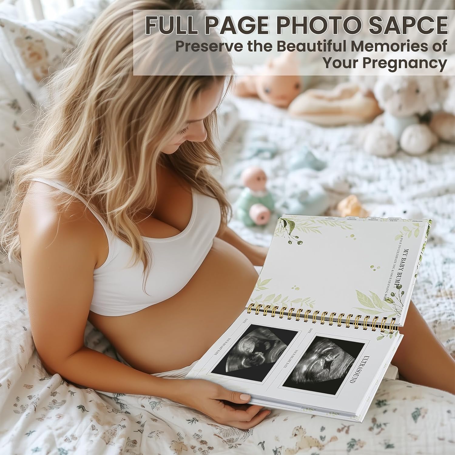 Pregnancy Journal Memory Book, 190 Pages Weekly Pregnancy Planner with Calendars, the Perfect Planner to Track Your Little Ones Life-Changing Journey, Pregnancy Books for First Time Moms