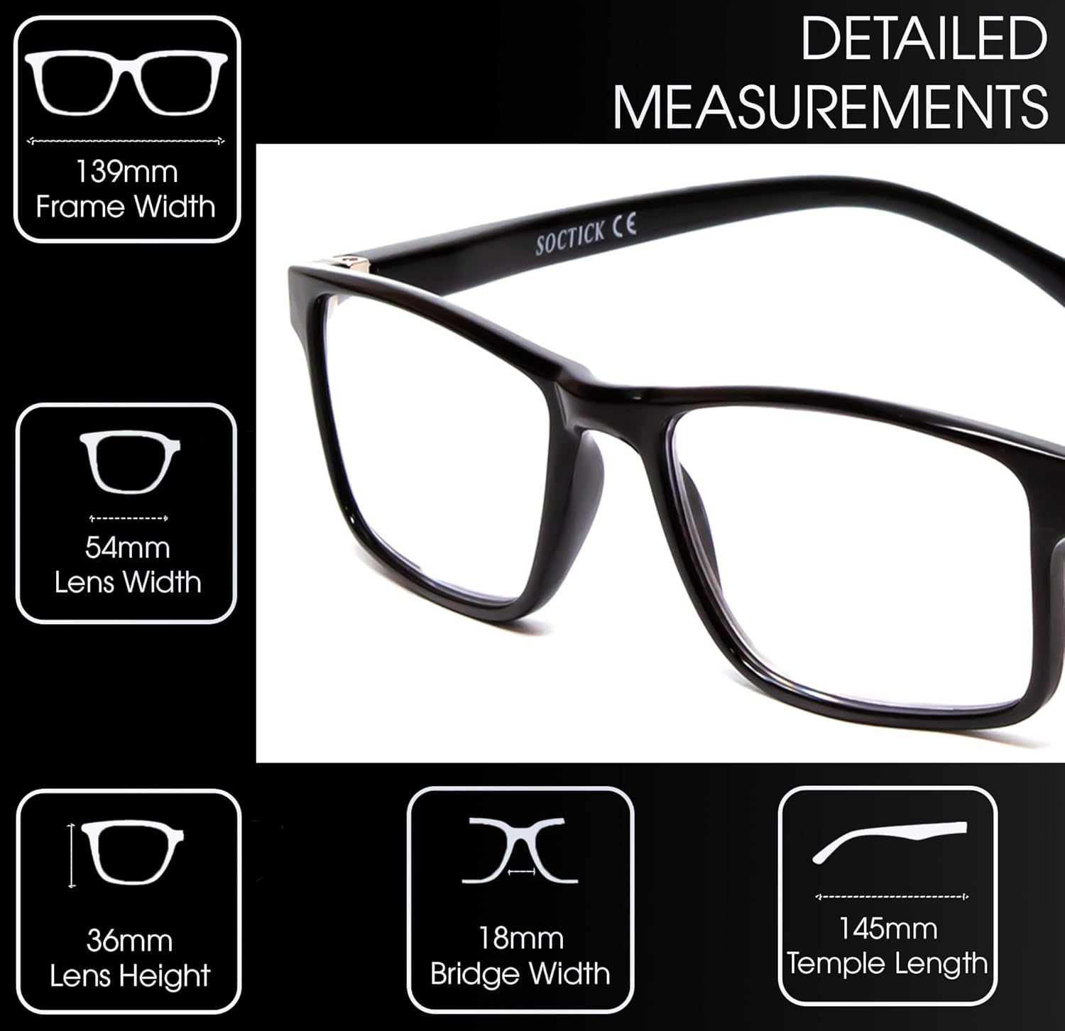 Blue Light Blocking Reading Glasses Men Women Designer Rectangular Computer Readers Trendy Durable Modern Eyeglass - Image 8