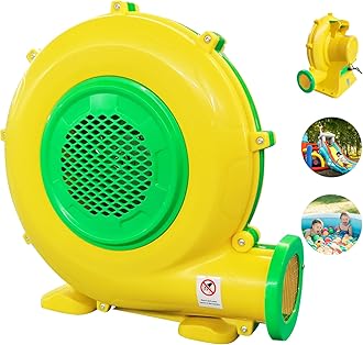 1100Watt/1.5HP High Power Air Blower for Large Inflatables, GONFLABLE Inflatable Bounce House Blower, Portable Fan Pump Leaf Blower Corded Commercial for Bouncy Castle, Jumper, Water Slide