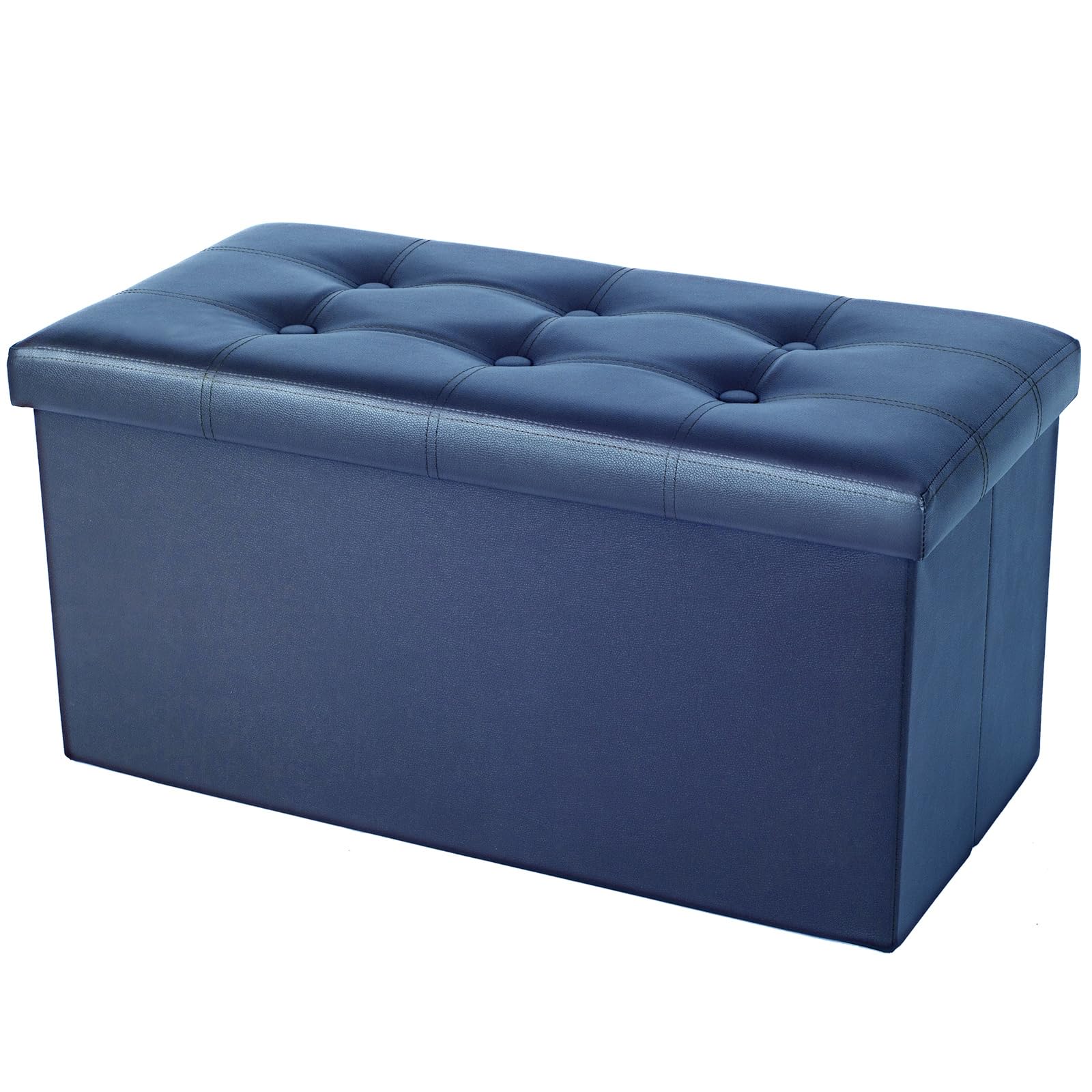 Cosyland Sitzbank mit Stauraum - 76 x 38 x 38 cm Sitzhocker - Faltbare Hocker - Sitztruhe bis belastbar