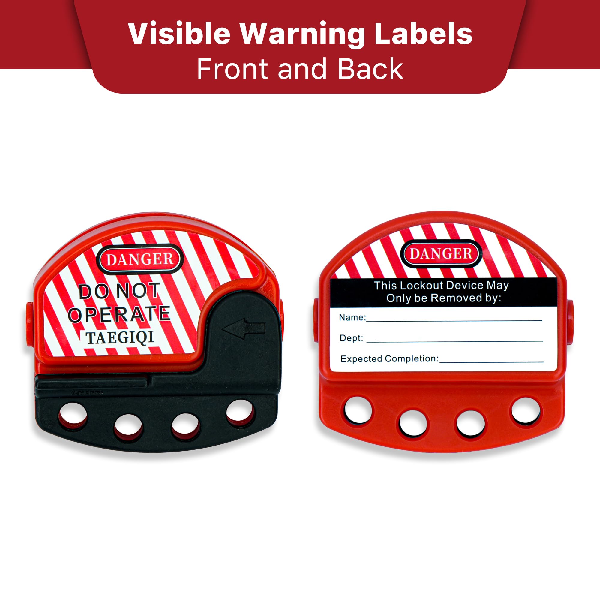 Lockout Tagout Cable Lock - 7.9ft Adjustable -5 Lockout Tagout Cable Lock - 7.9ft Adjustable -5