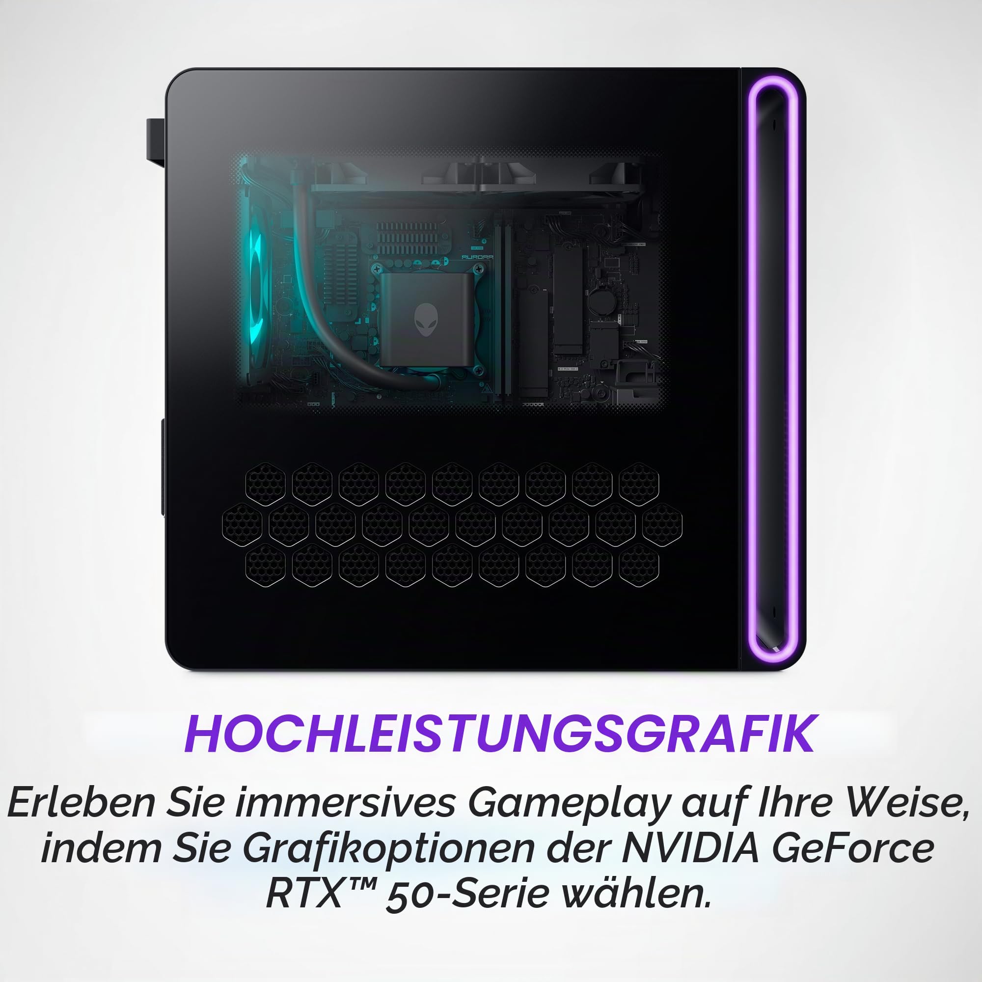 Alienware Aurora R16 Gaming Desktop 2025 - NVIDIA RTX 5080 GDDR7 (Beats 4090), Intel Core Ultra 9 285K(AI NPU), Win 11 Pro & Office License, External DVD, WiFi 7 (32GB DDR5 | 1TB SDD | 2TB HDD)