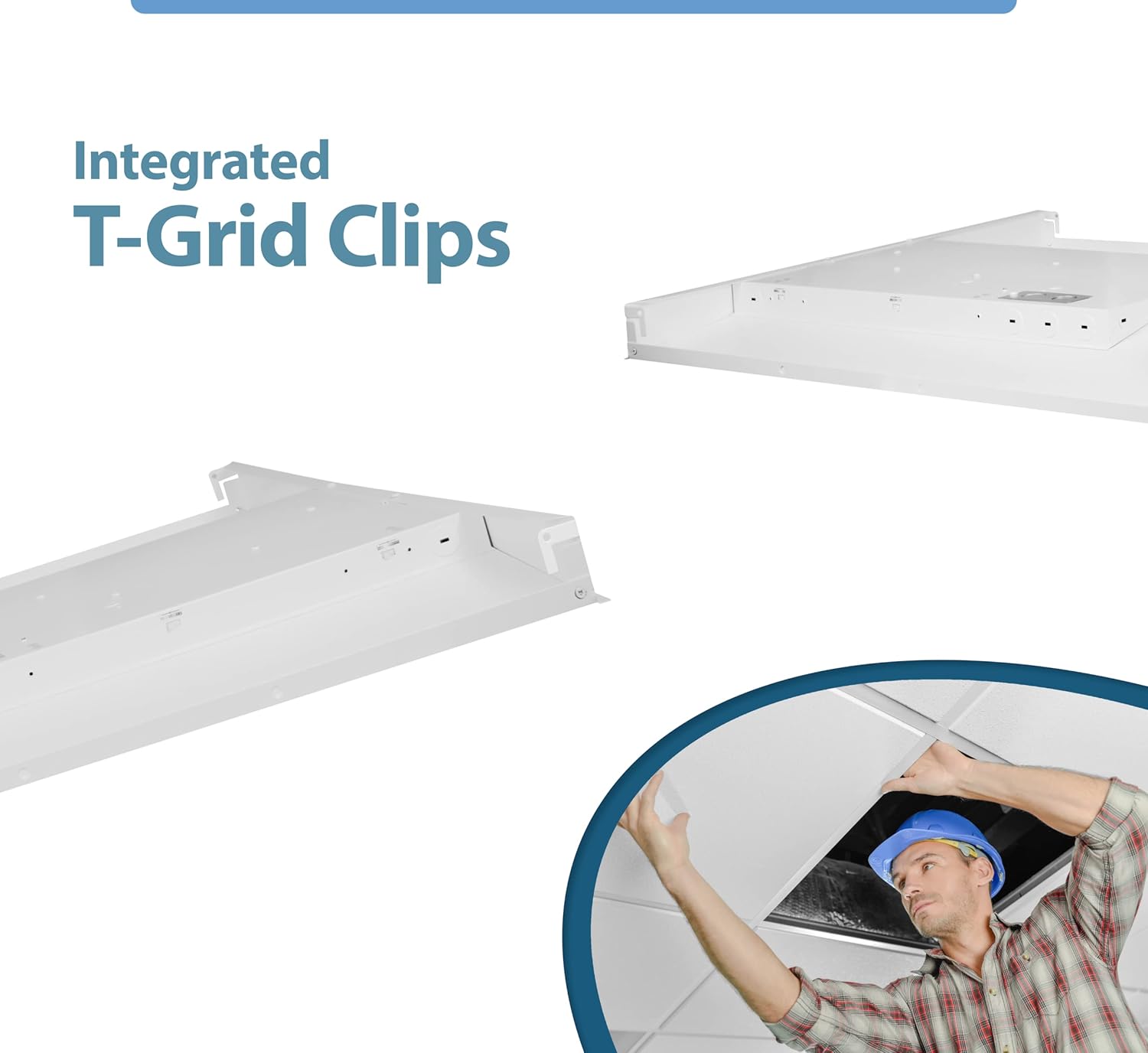TACS2 Series Selectable 2x4 Architectural LED Troffer (2-Pack) (TACS224U-2PK)