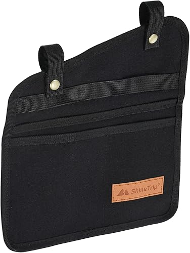 PATIKIL Organizador de reposabrazos para silla, silla plegable, bolsillo lateral, portátil, para libros, aperitivos, bolsa de almacenamiento para