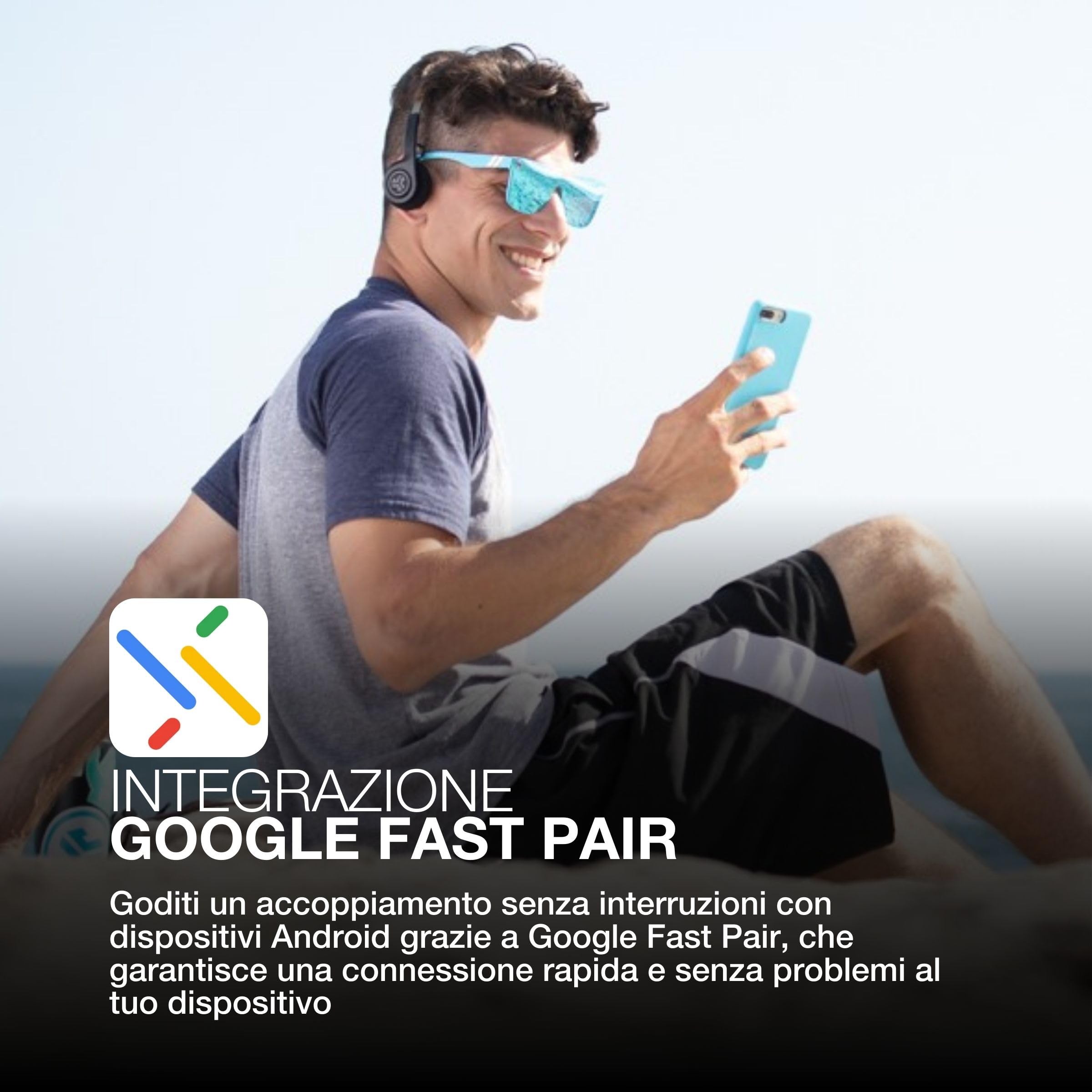 JLab Retro Headphones, Rewind 2 Wireless Headphones - Cuffie Retrò con Controlli App Personalizzati, Oltre 20 Ore di Riproduzione Bluetooth, Leggere, Look Vintage con Microfono