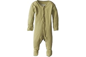 lovedbaby organic baby-girls Organic Baby Snap Footie