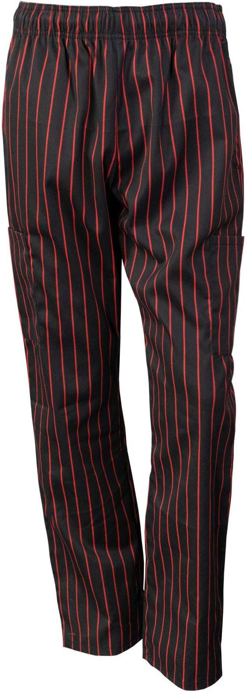 Chef Code Modern Fit Unisex Cargo Chef Pants, Elastic Waist CC220