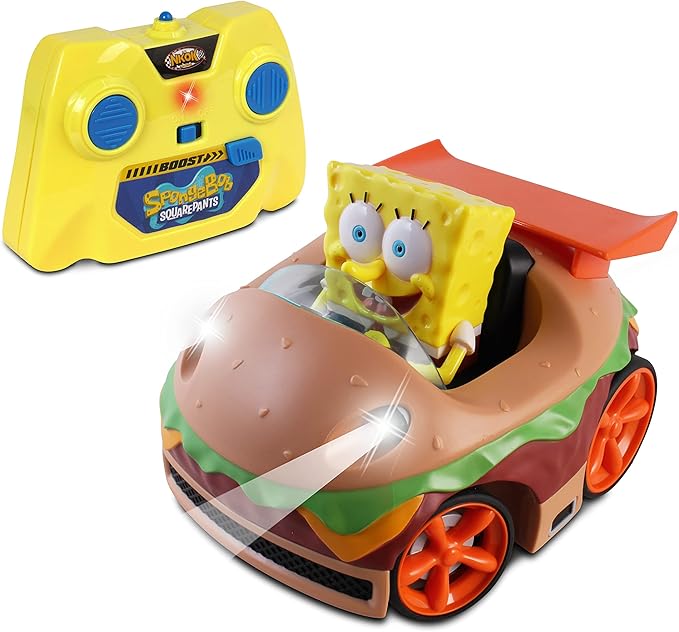 SEGA Unveils New Details About Season Pass Content for Sonic Racing: CrossWorlds 8 714PKN4NfrL. AC SX679 NKOK Remote Control Krabby Patty with Spongebob Vehicle, Full Function RC Vehicle, Working Lights, Has Radio Control & Turbo Boost, Great Item for Kids, Ages 6 and up