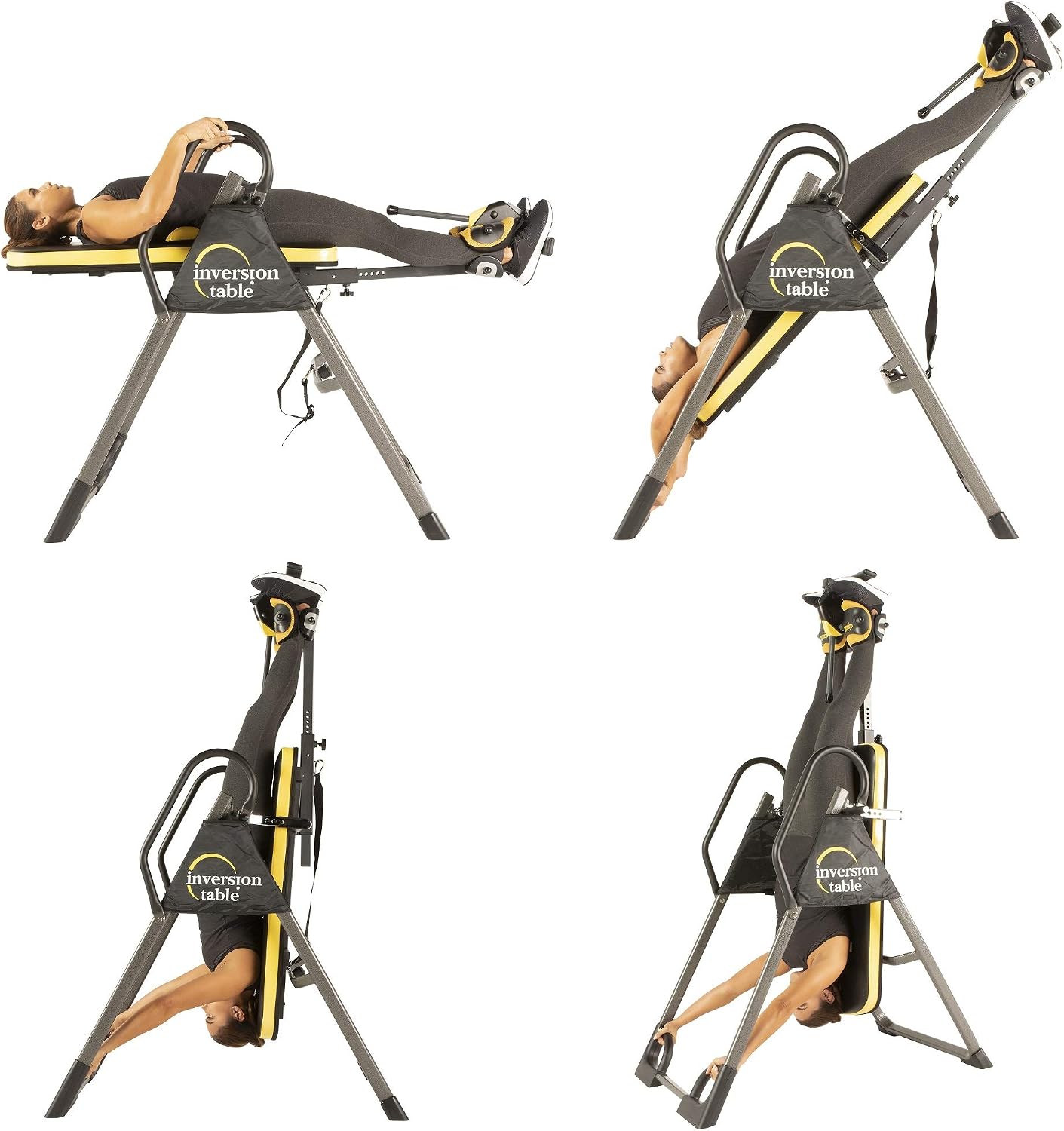IRONMAN Gravity Highest Weight Capacity Inversion Table with Optional No Pinch AIRSOFT Ankle Holder