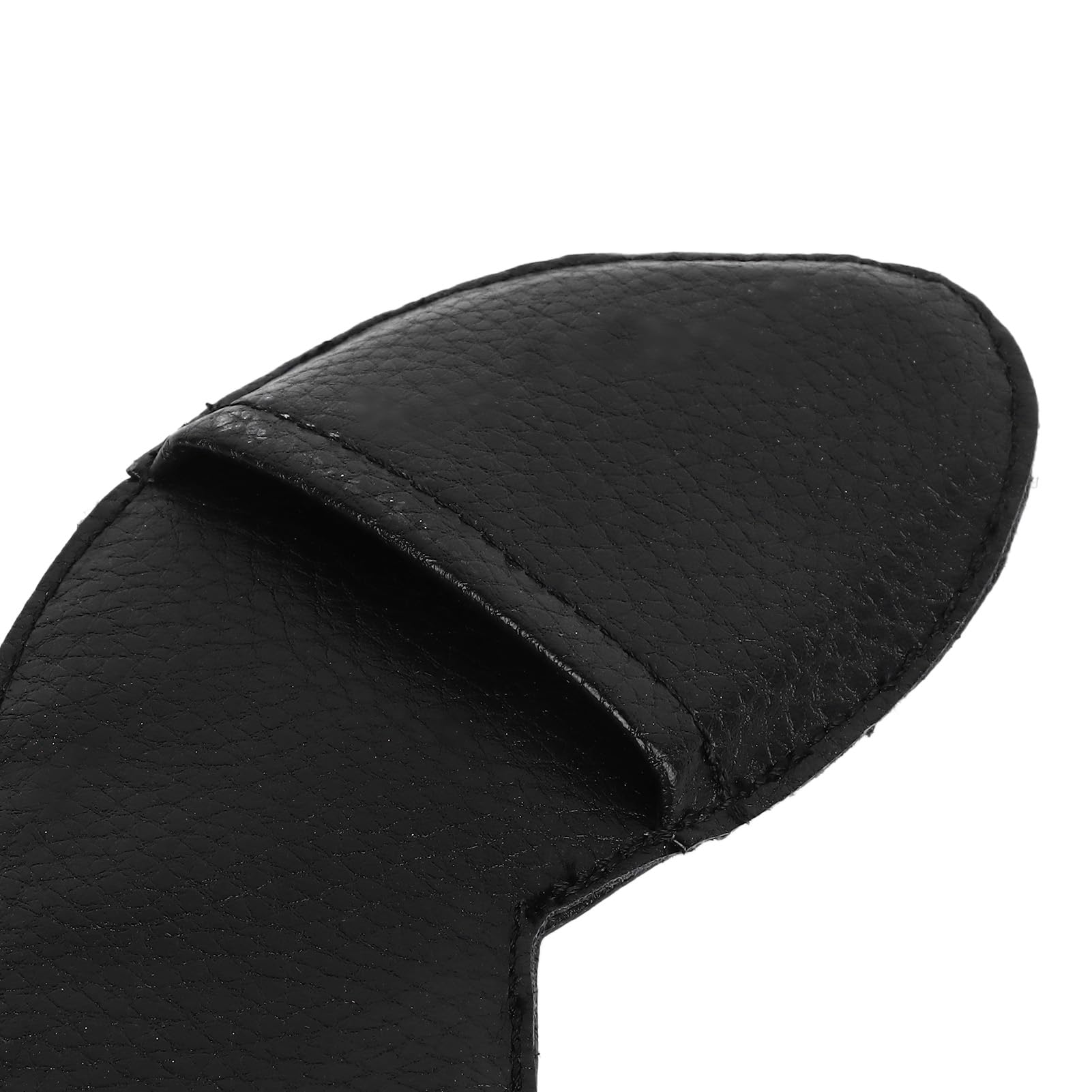 Funda para Reposamuñecas para Violín, Almohadilla para Reposabrazos para Violín, Piel de Oveja, Absorción de Impactos, Cómoda, Antideslizante, Color Negro, para Mayor Comodidad