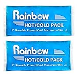 Soft Ice Packs Reusable Gel Pack 2, Hot and Cold Gel Ice Packs for Injuries, Headaches, Joint Pain Relief, Comfort Ice Pack Flexible Therapy on Neck, Ankle, Knee, Leg, Shoulder, Elbow, Wrist, Feet
