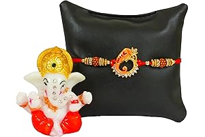 TIED RIBBONS Bhai Dooj Rakhi for Brother with Gift Set