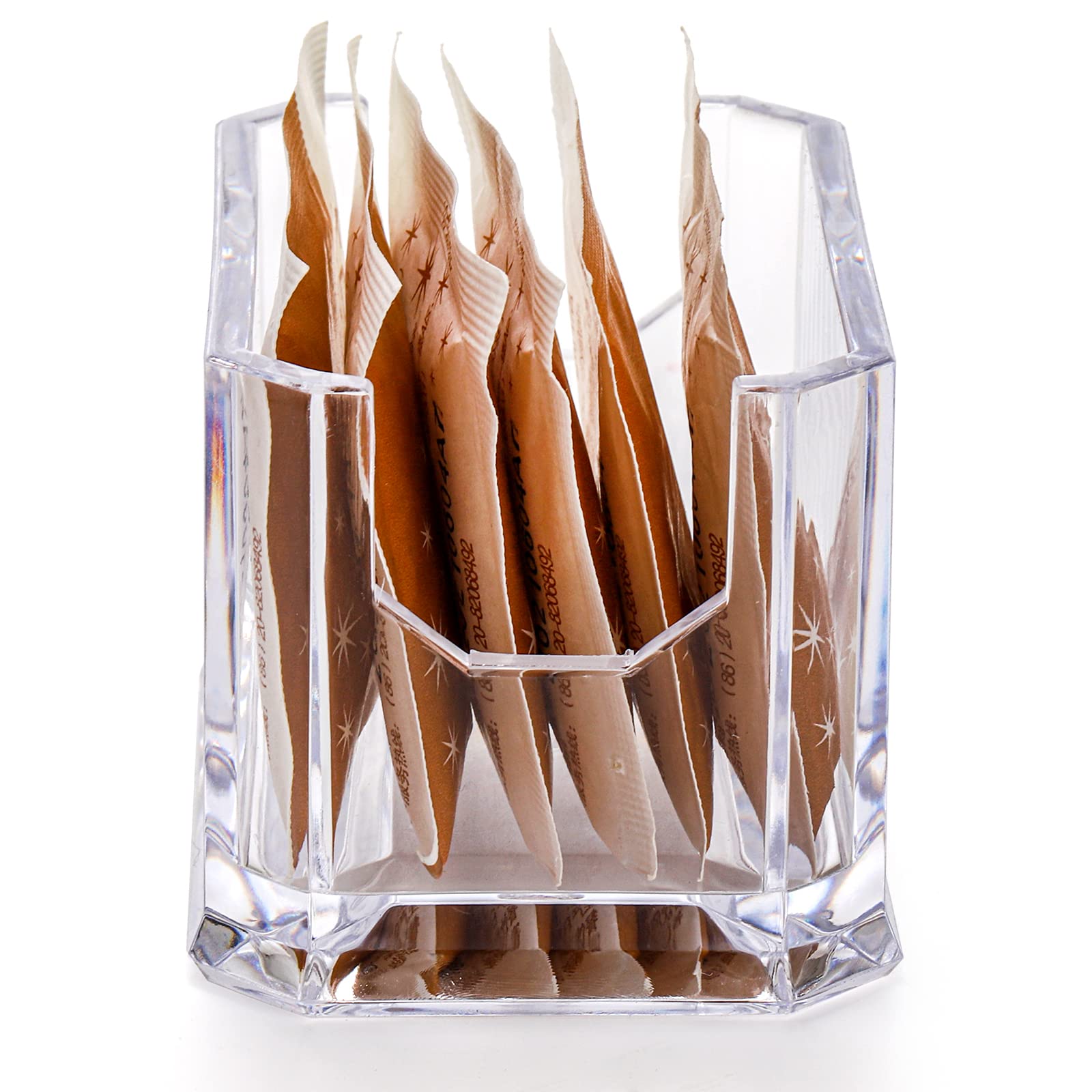 Dicunoy 8 soportes para paquetes de azúcar, soporte acrílico transparente
