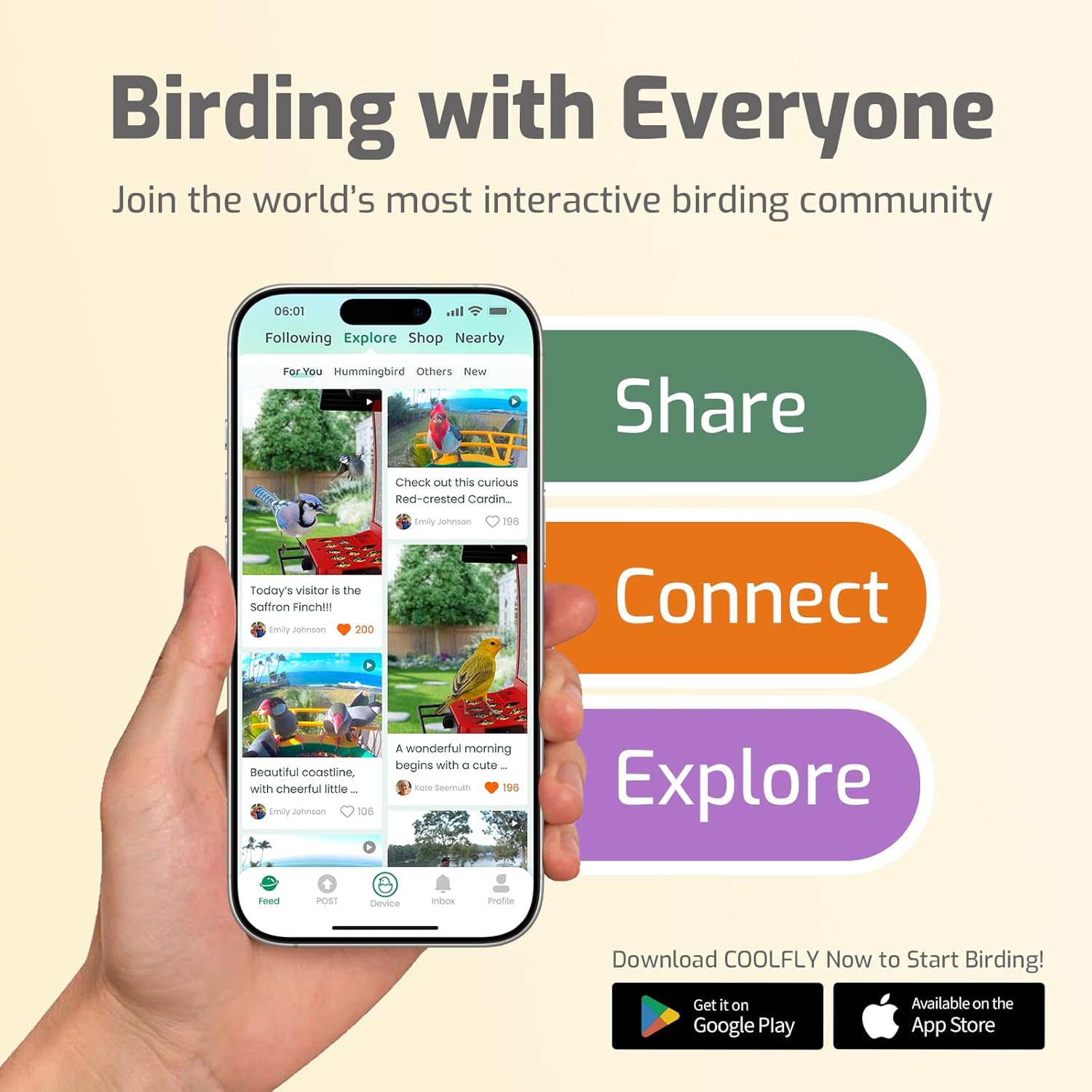 Smart Bird Feeder with Camera, 2.5K Ultra-HD Live Stream Bird House Camera, Free AI Identify Bird Species, Solar Powered Bird Feeder with 2.4L Large Capacity, Ideal Gift for Bird Lovers - Image 6