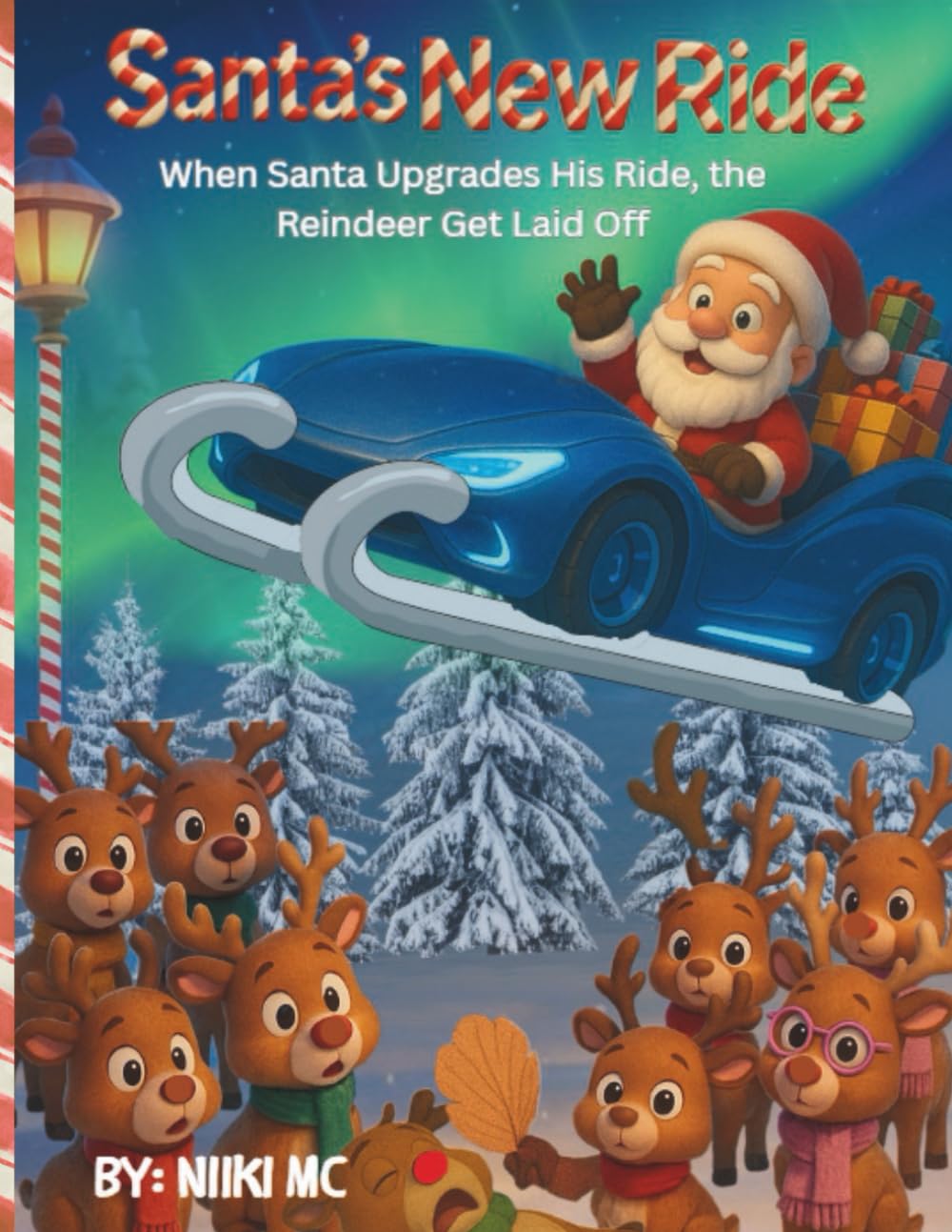 Santa's New Ride: When Santa Upgrades His Ride, the Reindeer Get Laid Off.