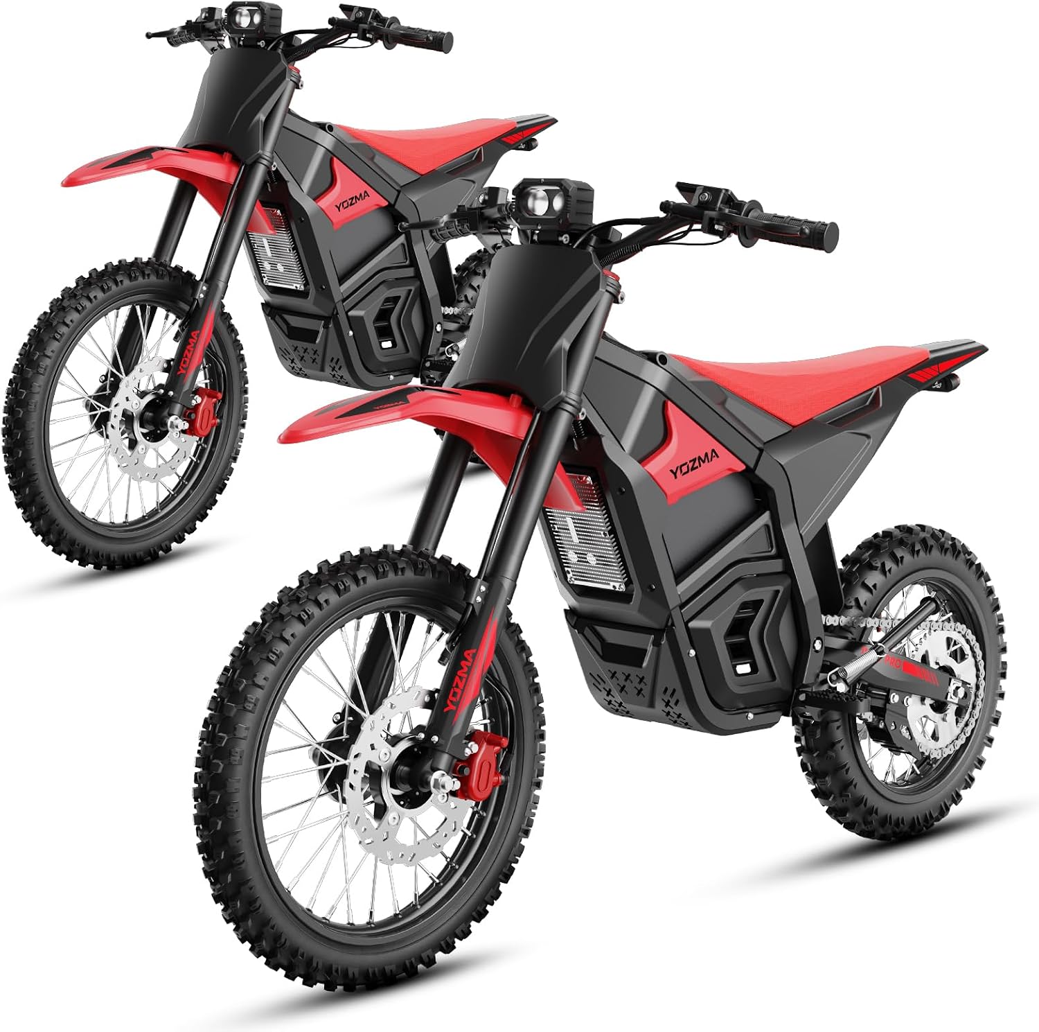  IN10 Pro Electric Dirt Bike, 5500W, 50MPH, 60 Mi Range, 17"/14" Tires thumbnail