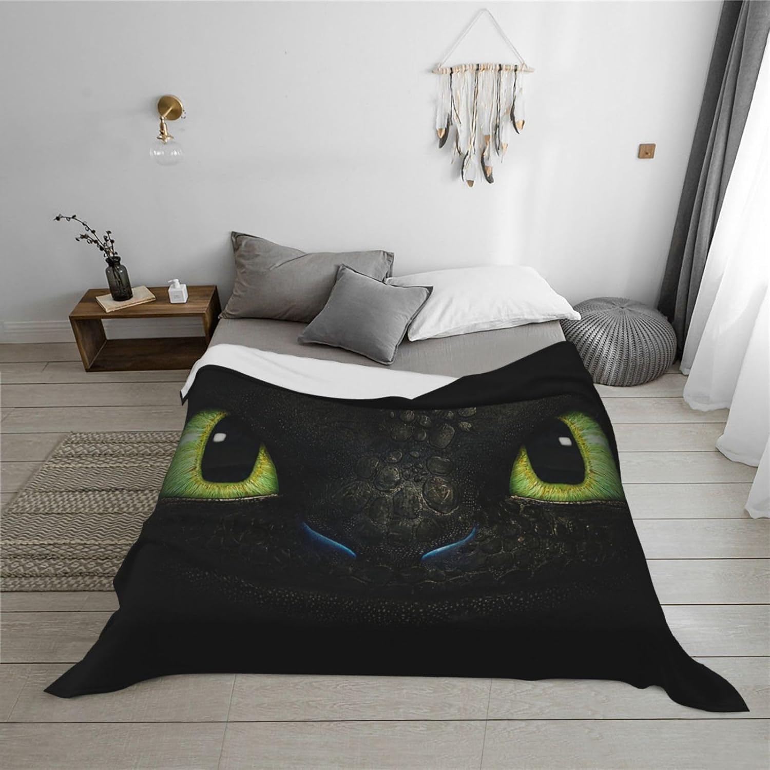 Funny Dragon Blanket Cute Cartoon Throws Blankets Boys