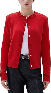Women Chunky Cashmere Cardigan Sweaters Trendy Fall Fashion Button Up Long Sleeve Knit Outfits