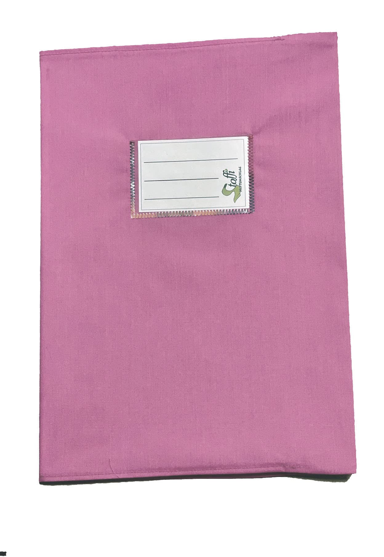 Heftschoner aus Stoff für Schulhefte Din A4 und Din A5, nachhaltig, handmade (Din A4, rosa)