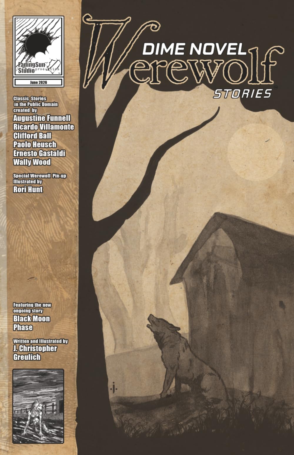 Dime Novel Werewolf Stories Issue Six: Featuring Black Moon Phase by J. Christopher Greulich