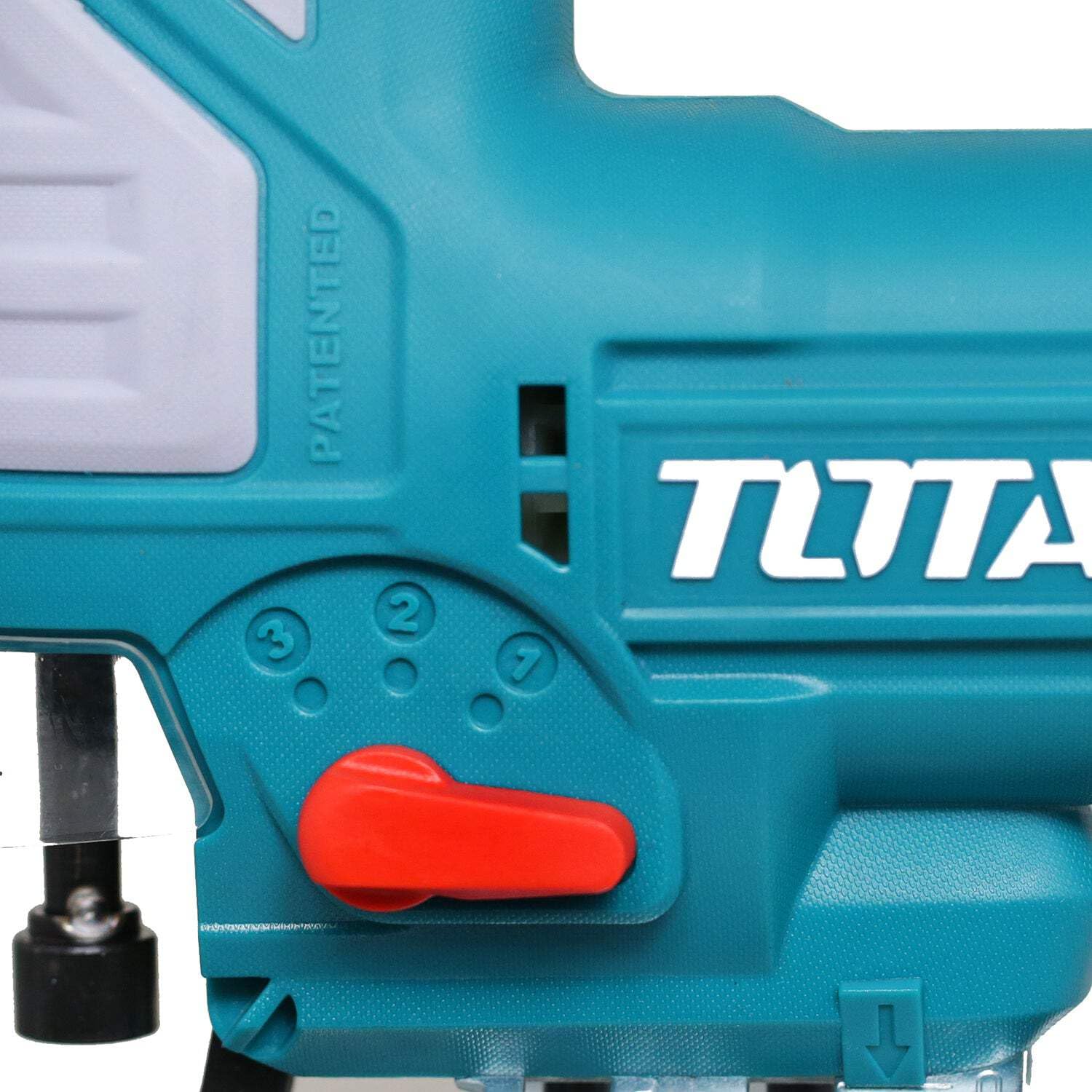 TOTAL - Sierra Caladora a Batería P20S de 20 V - Inalámbrica - Herramienta para Cortar Metal y Madera - Velocidad Sin Carga de 2400 rpm - Incluye 5 Hojas de Sierra