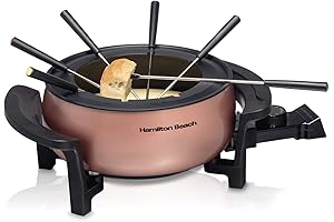 Hamilton Beach 12 Cup Electric Fondue Pot Set: Relish Fondue Delights with Style!