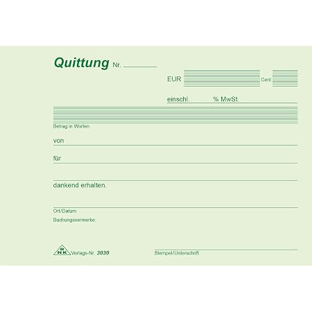 Herlitz 403 Quittung A6 quer – 2 x 50 Blatt Herlitz 403 Quittung A6 quer – 2 x 50 Blatt