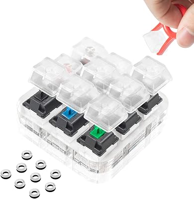 Cherry MX Switch Tester Mechanical Keyboards 9-Key Switch Testing Tool, with Keycap Puller and O Rings