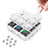 Cherry MX Switch Tester Mechanical Keyboards 9-Key Switch Testing Tool, with Keycap Puller and O Rings