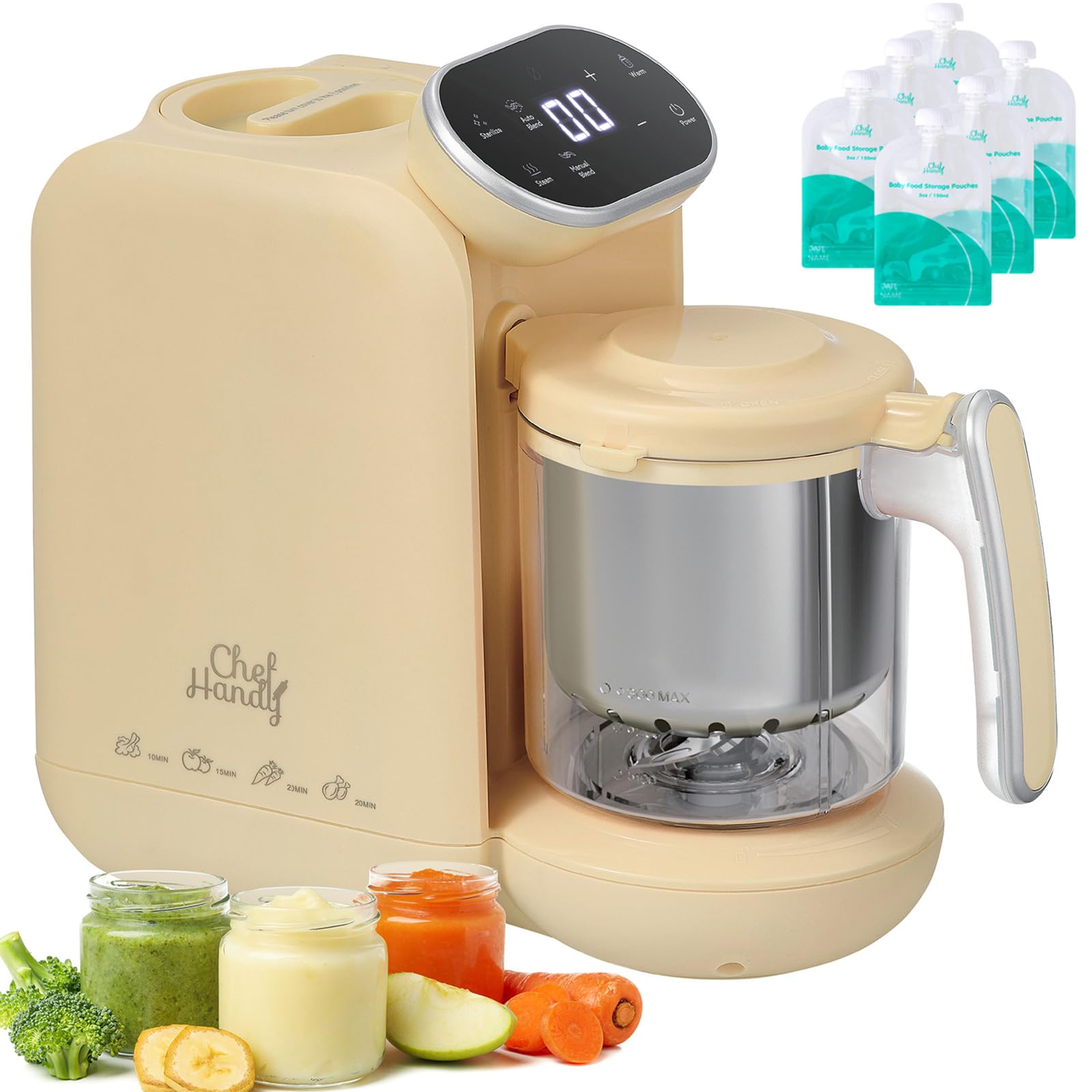 Amazon.com: Baby Food Maker with Stainless Steel Basket, Food