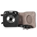 CAIUL Vintage PU Leather Fuji Square Case Bag for Fujifilm Instax Square SQ10 Camera (Black) gallery image
